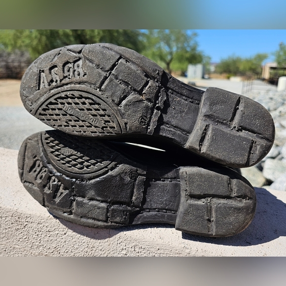 A.S.98 Simon ITALIAN HANDMADE LEATHER BOOTS Rare Color Sz 37 - Picture 7 of 7